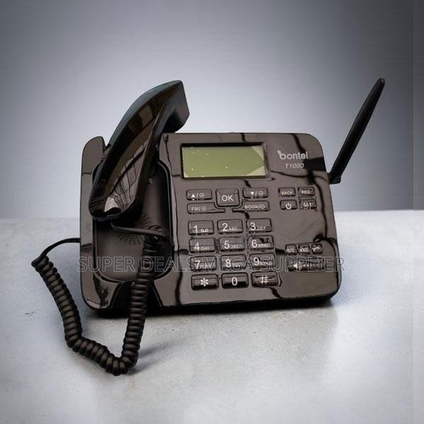 Redial Function Bontel T1000 Dual Sim GSM Fixed Landline Desktop Phone