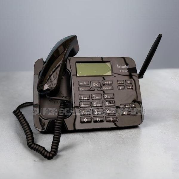 Call History Bontel T1000 Dual Sim GSM Fixed Landline Desktop Phone