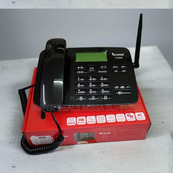 Caller Id Bontel T1000 Dual Sim GSM Fixed Landline Desktop Phone