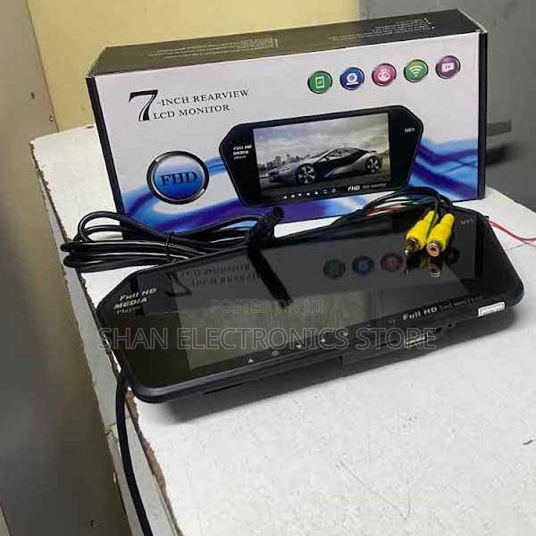 Black 7 Inch Hot Selling Car Backup Rearview Reverse Cam 9infrared Led