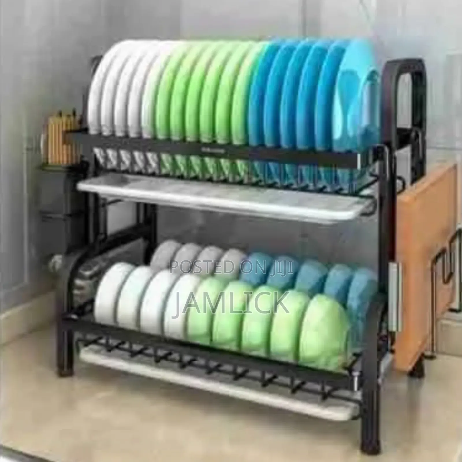 2 Tier High Quality Carbon Steel Dish Rack - Js