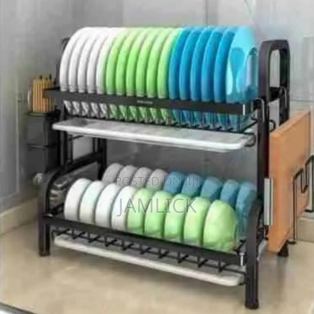 2 Tier High Quality Carbon Steel Dish Rack - Js