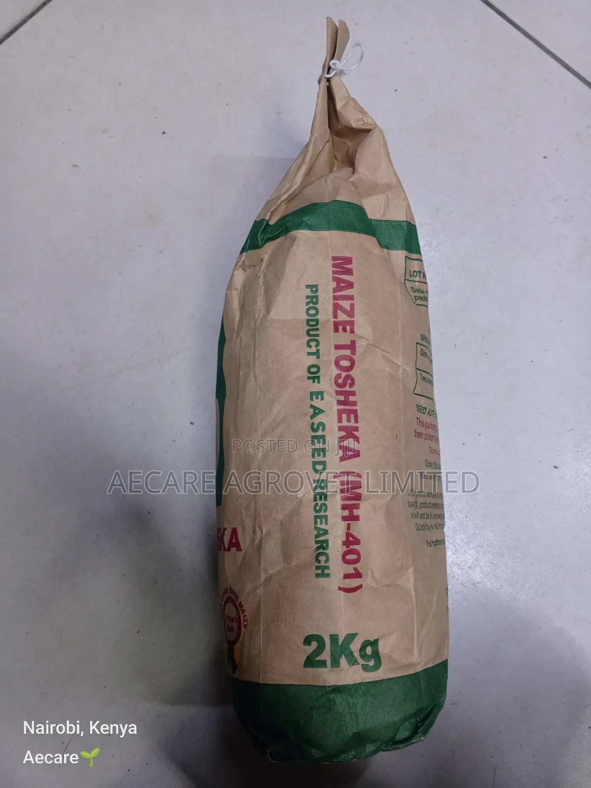 Maize Seeds Tosheka Mh-401 2kg, 1kg
