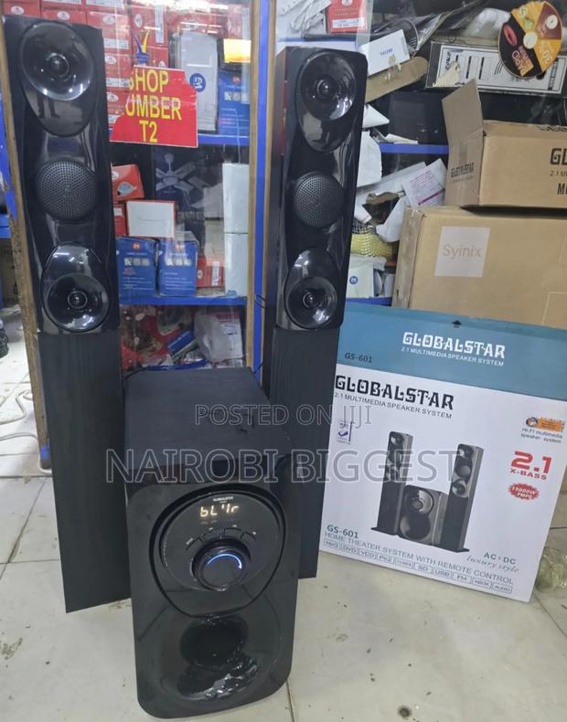 Globalstar Gs-601 2.1ch Tall Boy Multimedia Speaker System