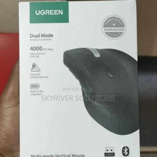 Ugreen Multi-Mode Vertical Wireless Mouse 4000 Dpi 2.4 GHZ (Mu008) - main view