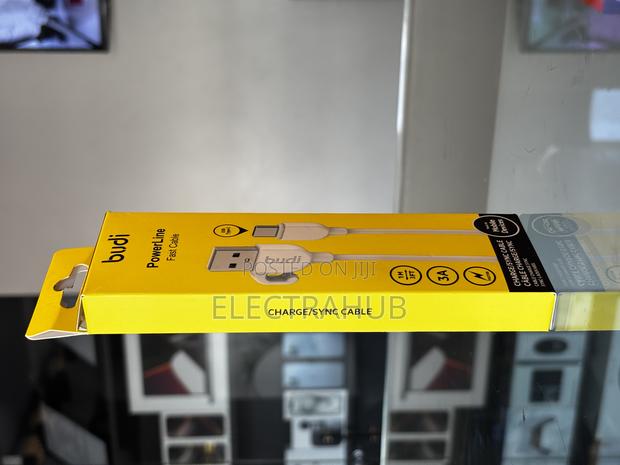 Budi 1m 3a Fast Charging Cable Brand New Sealed - thumbnail 2