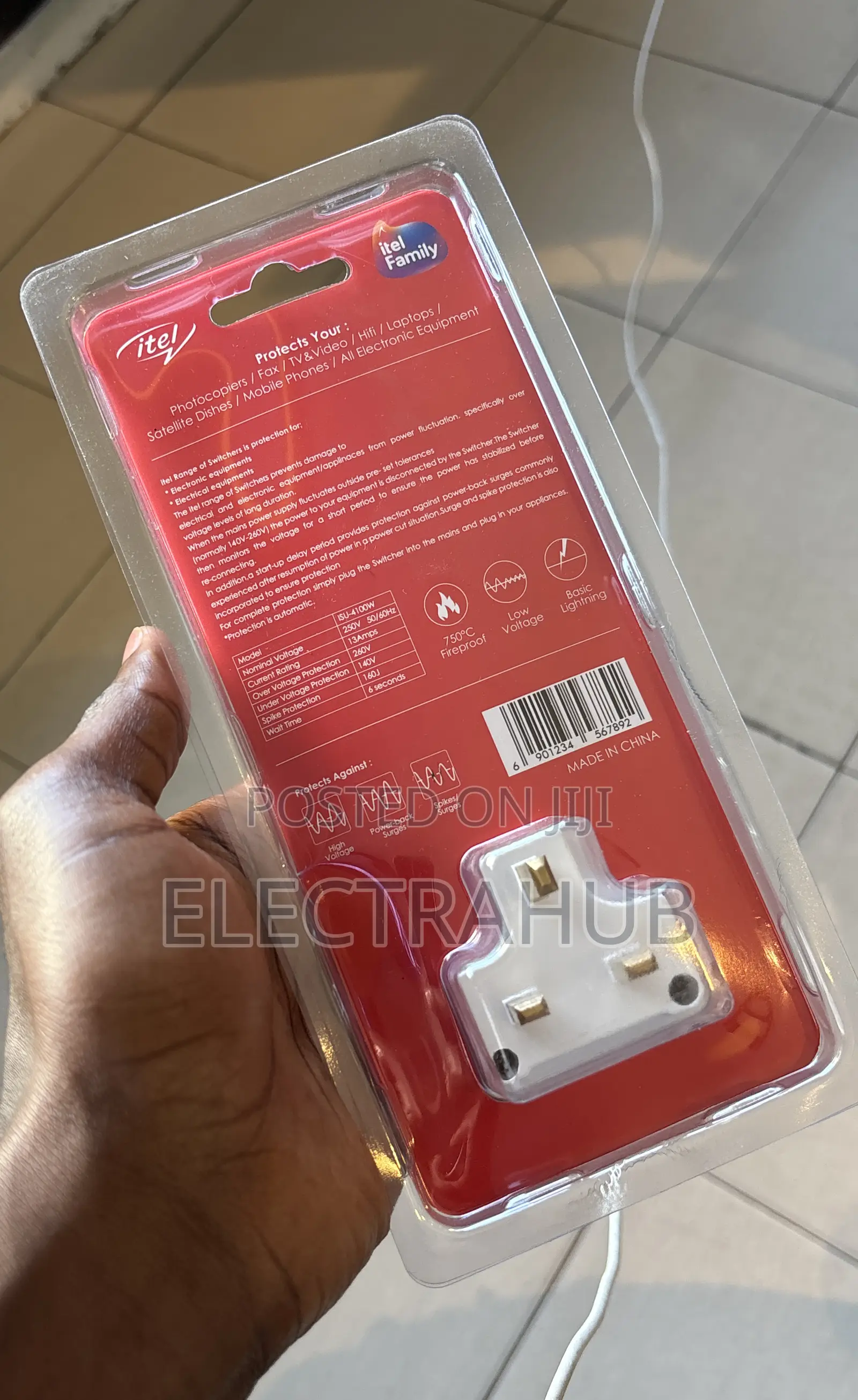 Itel Tv/Dvd Guard 6sec Delay/13 Amps Brand New