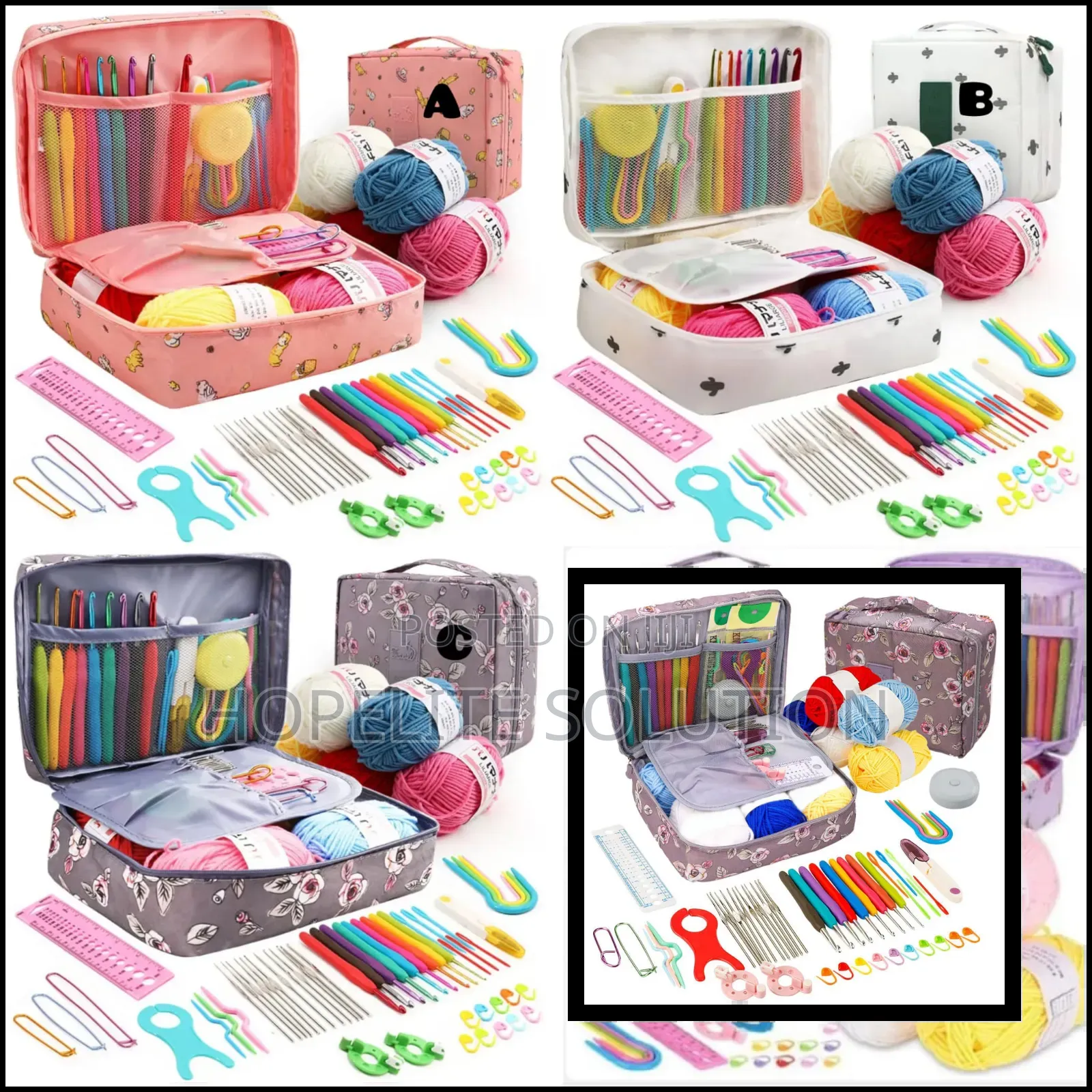 59pc Crotchet Hook Set (Cbc)