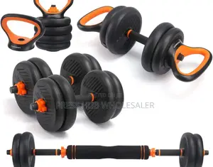 6-in-1 Adjustable Dumbbell and Barbell Set