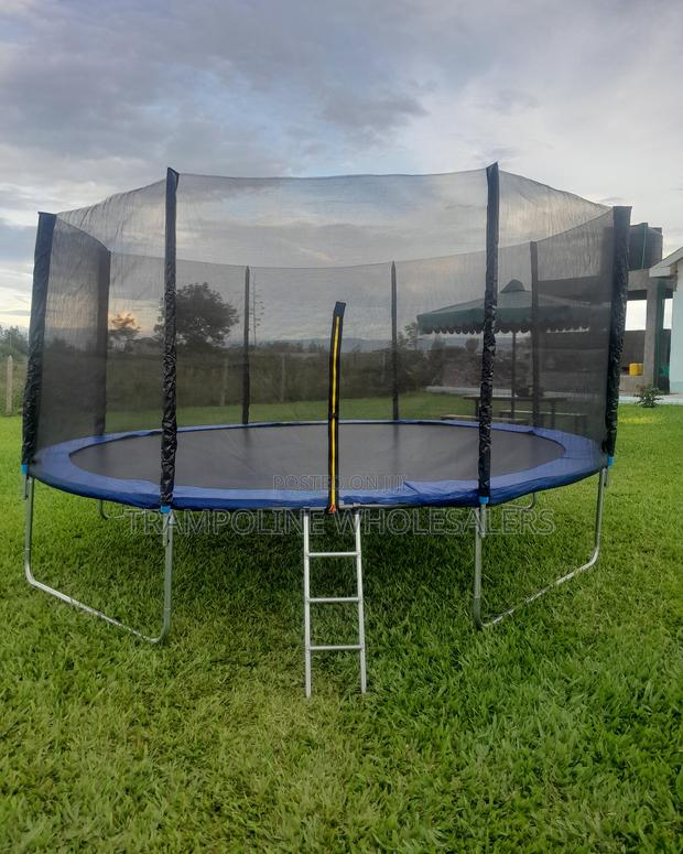 12ft Heavy Duty Family Trampoline - thumbnail 2
