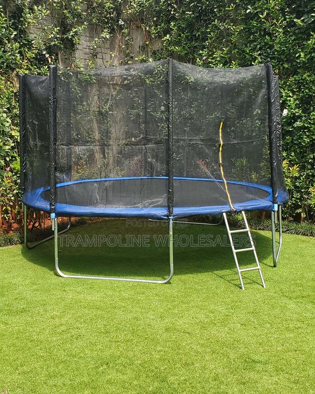 12ft Heavy Duty Family Trampoline - thumbnail 3