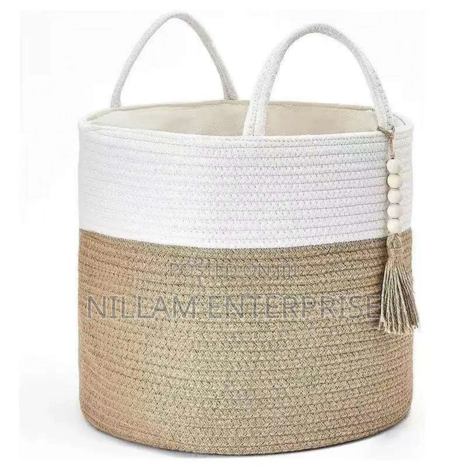 Wooven Decorative Laundry/Toys Basket