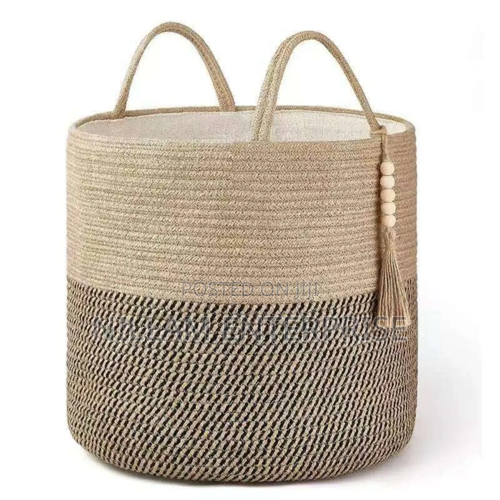 Wooven Decorative Laundry/Toys Basket