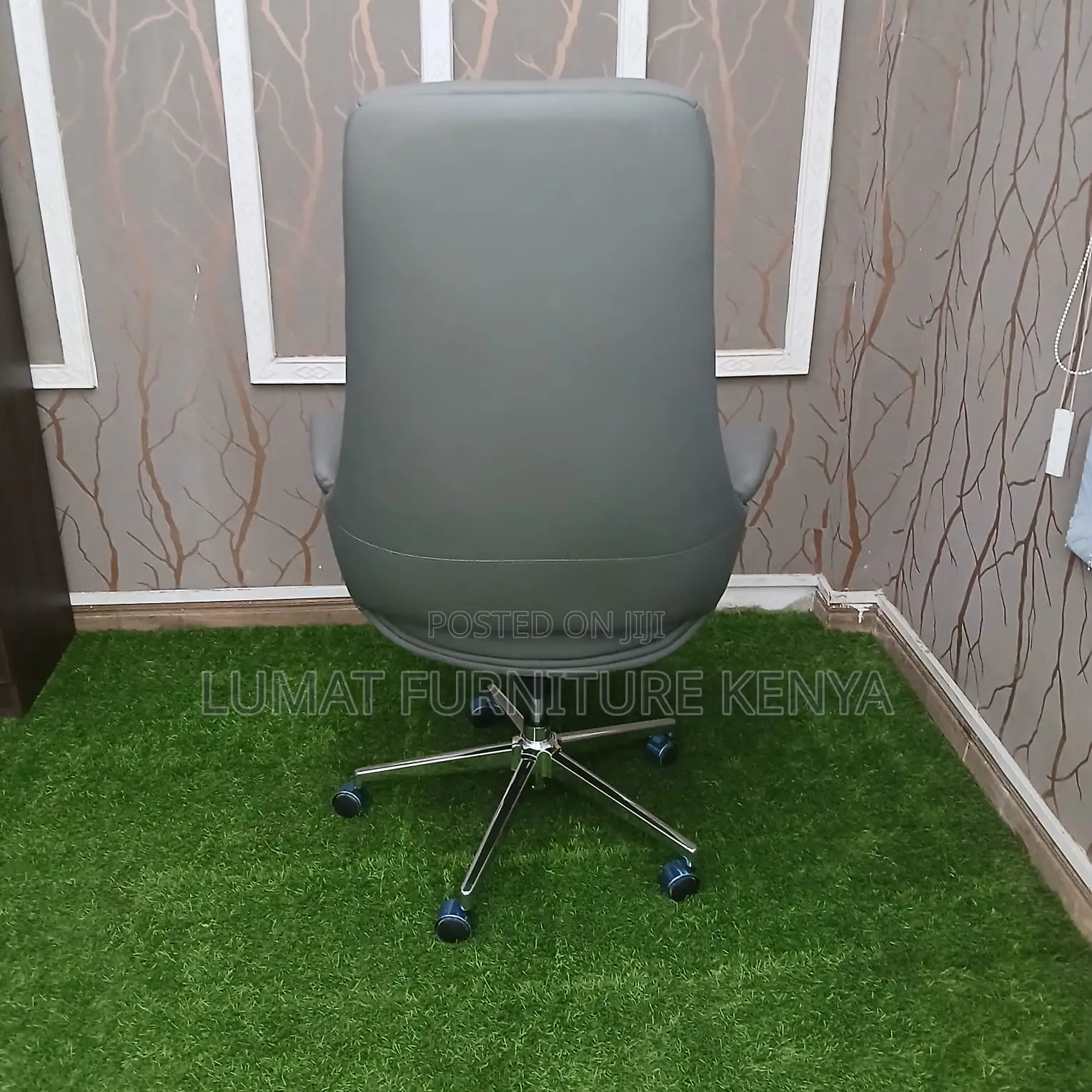 Grey Highback Office Chair