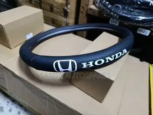 Honda Steering Cover Leather Available in Black ,Red