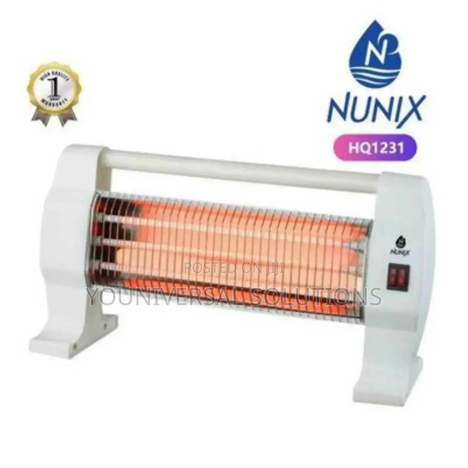 Electric Portable Quartz Nunix Room Heater With Heat Control