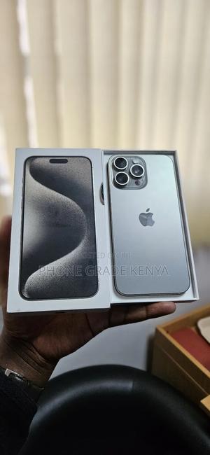 Apple iPhone 15 Pro Max 256 GB Silver - main view