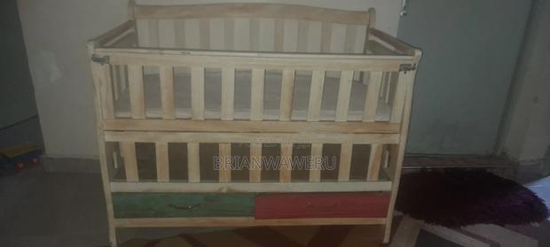 Wooden Baby Cot - main view