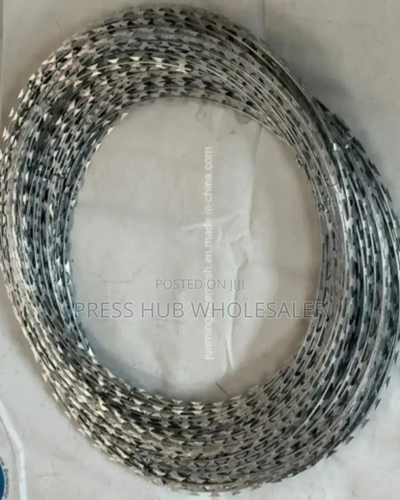 Galvanised Razor Wire,* 