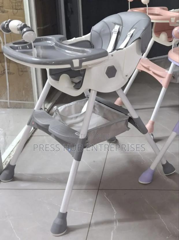 Foldable 2-in-1 Baby Feeding High Chair, - main view