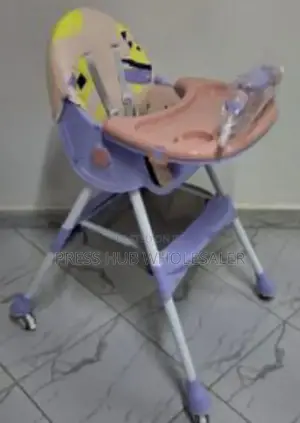 Foldable 2-in-1 Baby Feeding High Chair 