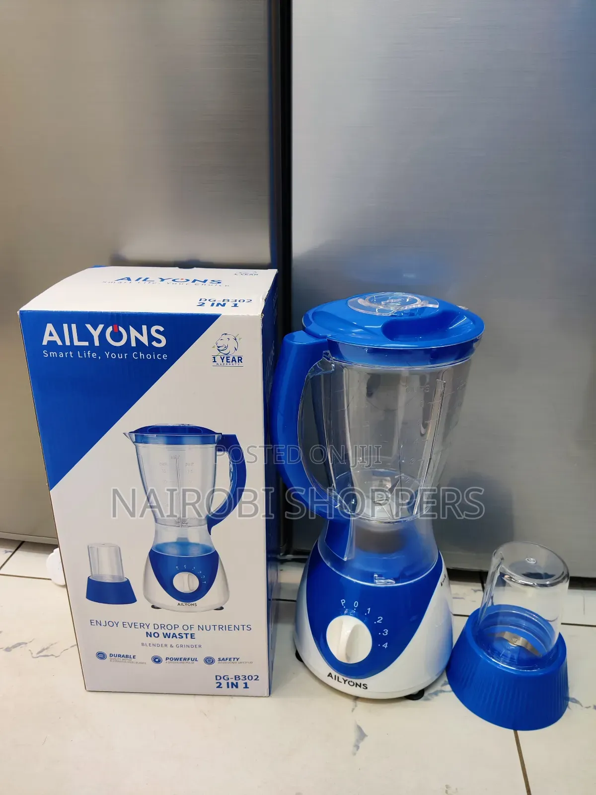 Blender/ *Ailyons 2 In1 Blender Dg B302
