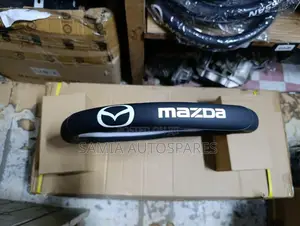Mazda Steering Cover 
Leather Black White