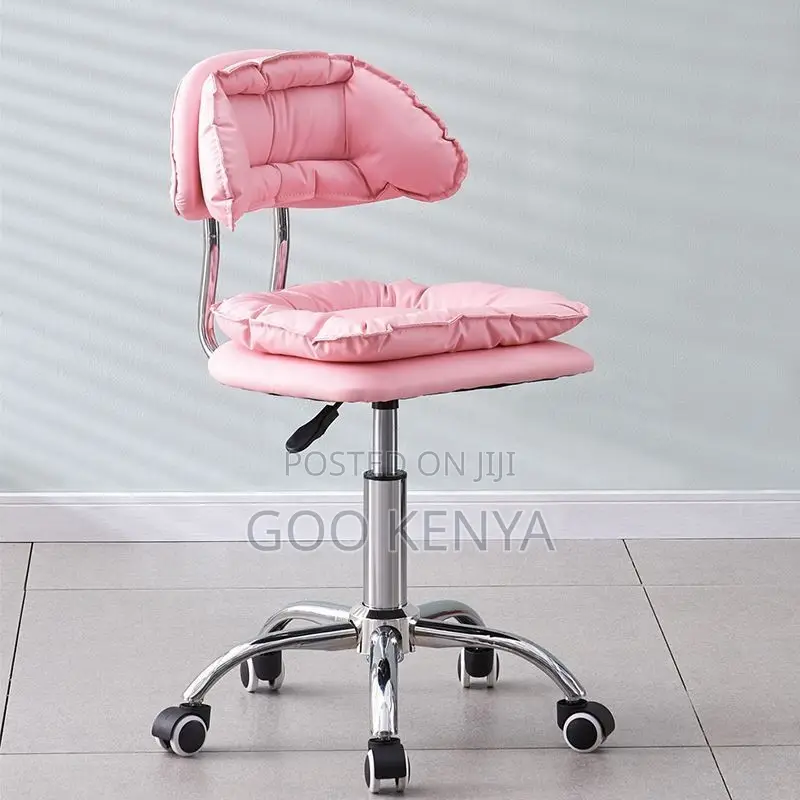Home Bar Stool; Adjustable Bar Stool With Soft Double Fabric Padding