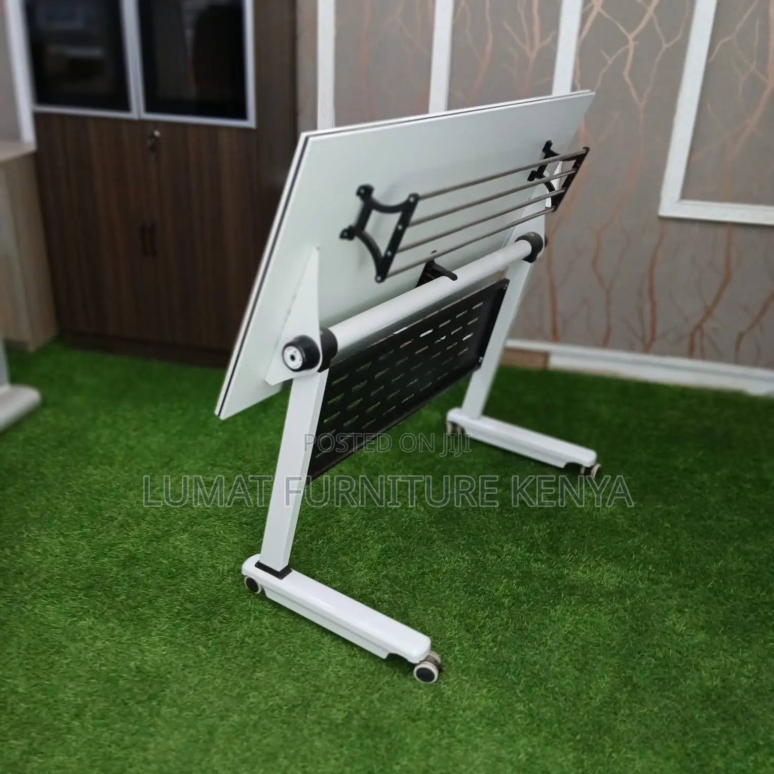 Space-Saving Folding Training Desk