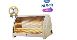 Nunix Electric Portable Quartz Room Heater – Adjustable Heat Control