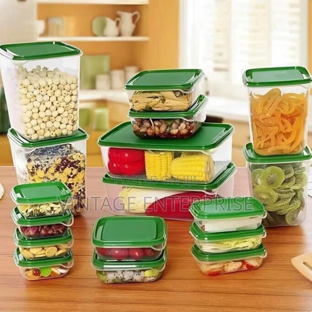 17pc Food Storage Boxes With Lid - main view