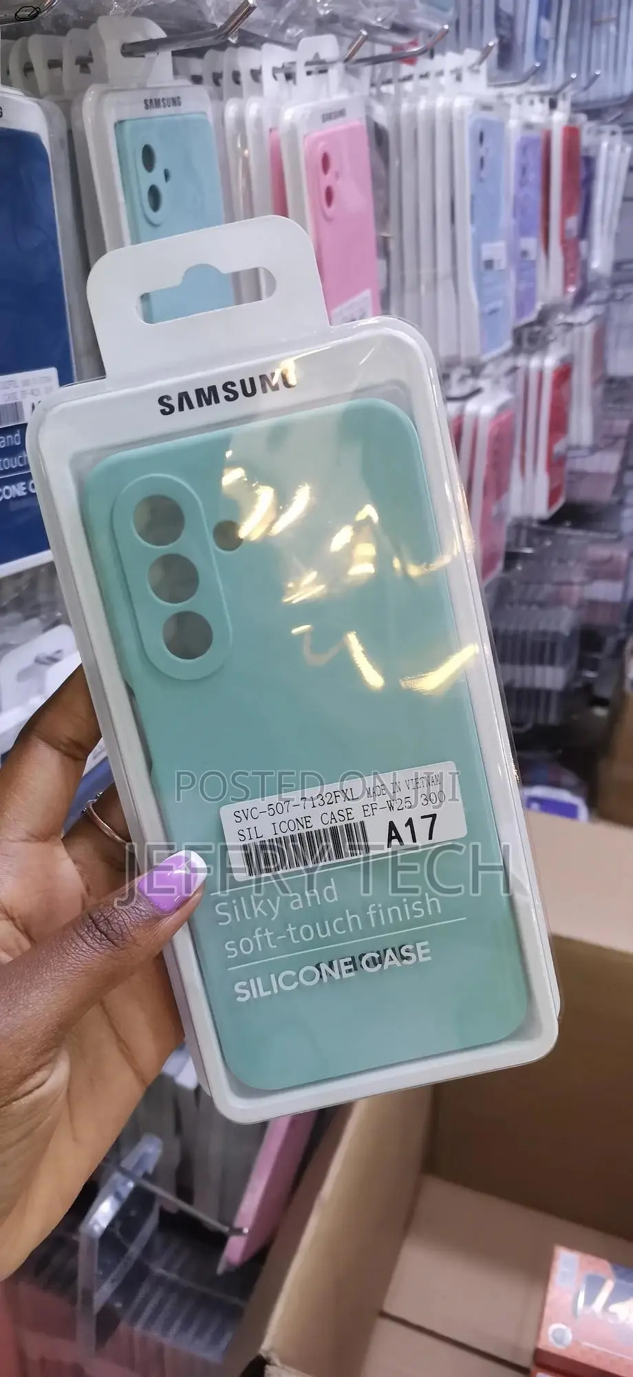 Seahai Liquid Silicone Case for Samsung Galaxy A17 With Lining Inside