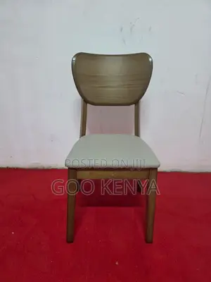 Home Chair; Durable Heavy Wood Dining Chair For Everyday Dining Use
