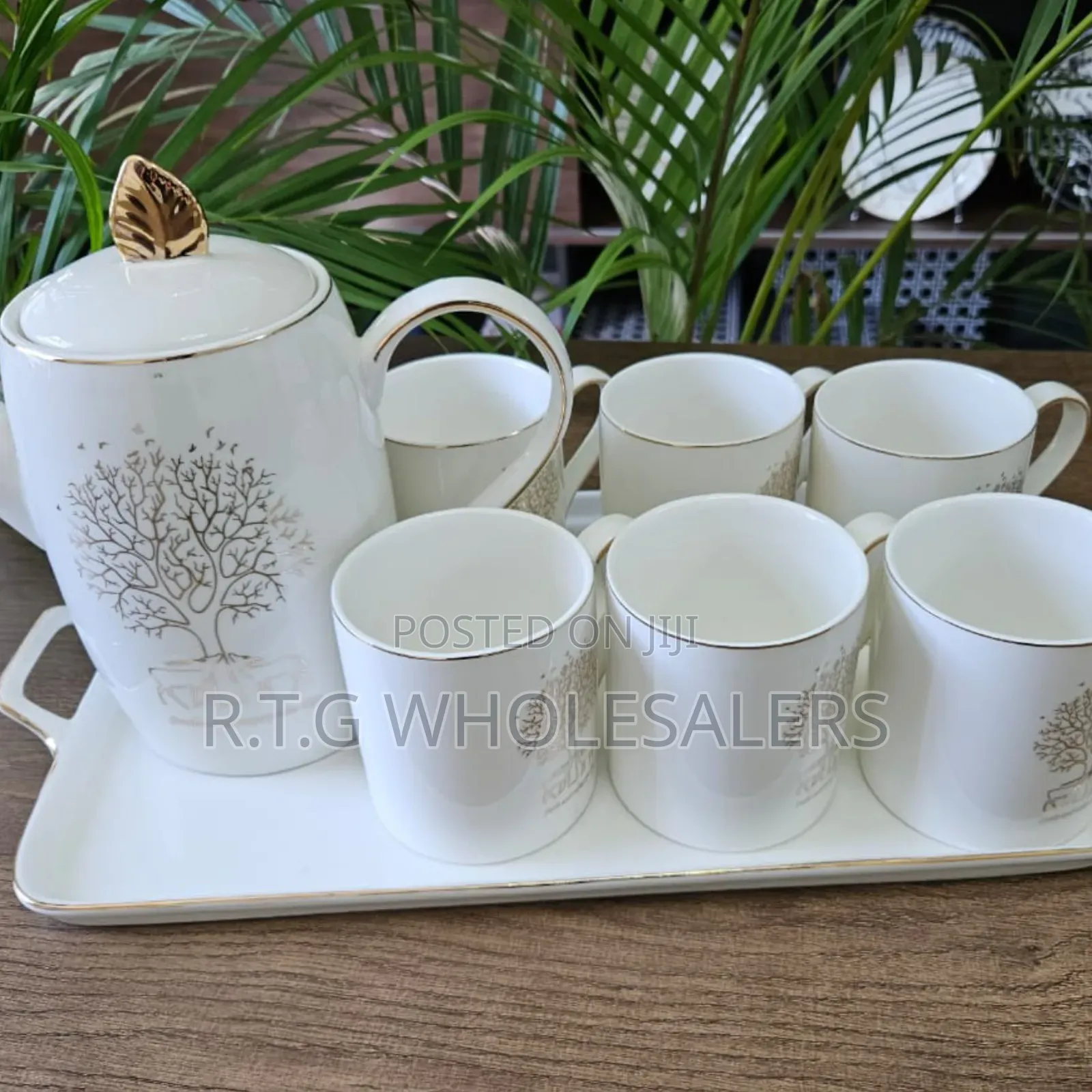 7-Piece Tea Cup Set – Elegant Durable
