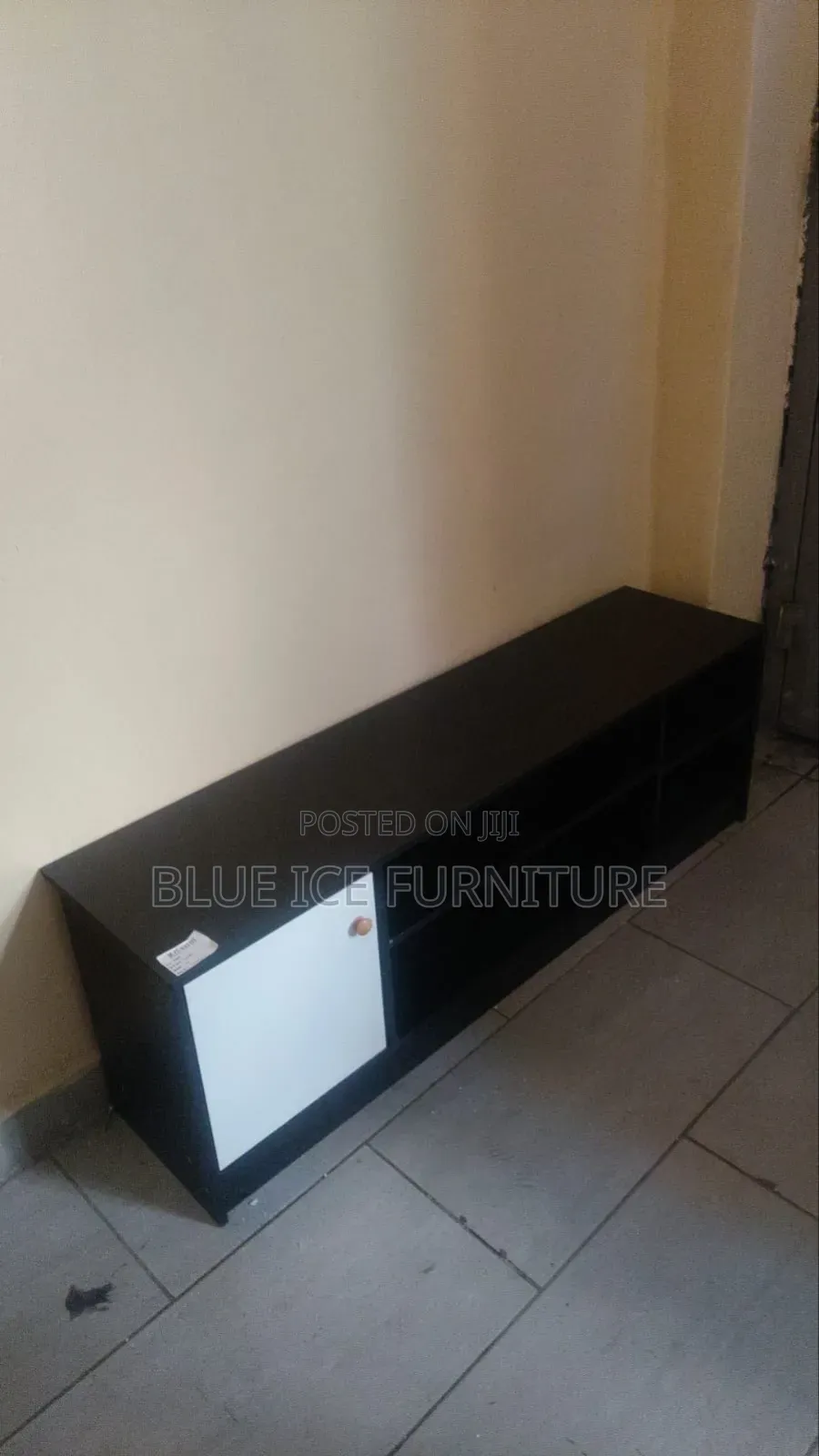 Black Wooden Tv Stand