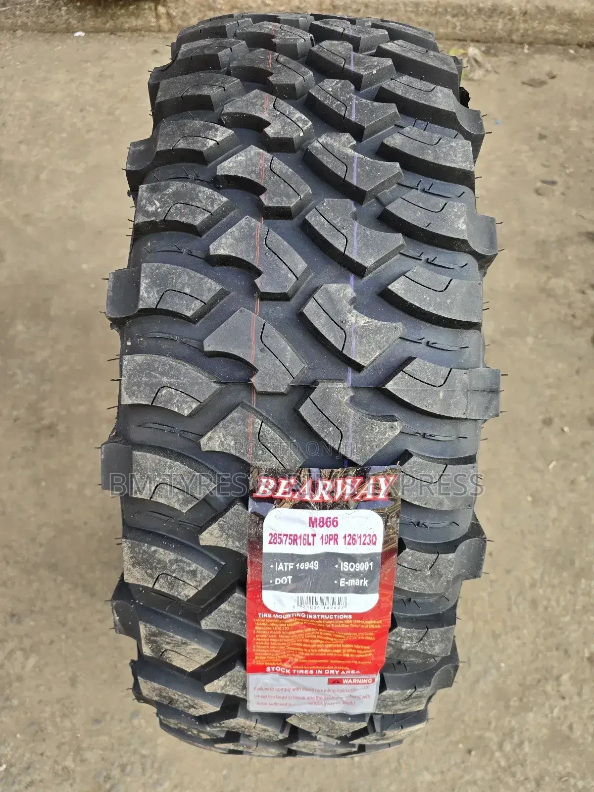 285 /75 R16 Bearway Tyres (Mud Terrein)