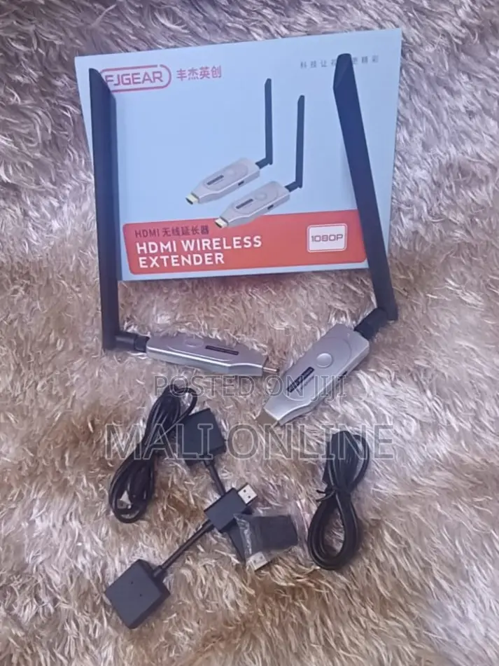 Fjgear 100m Wireless Hdmi Extender 1080p Full Audio Video Transmitter