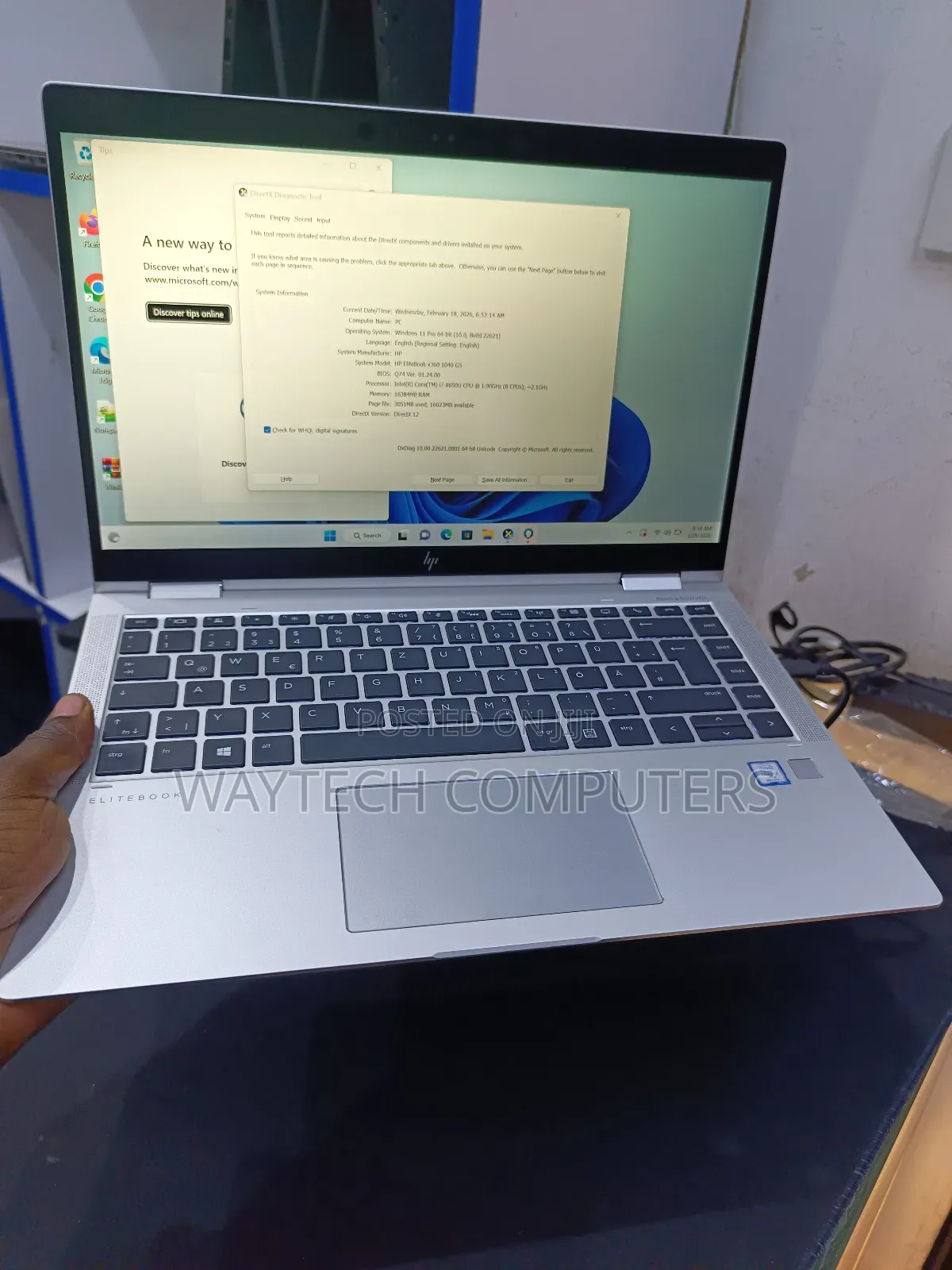 Laptop HP EliteBook X360 1040 G5 16GB Intel Core I7 SSD 256GB
