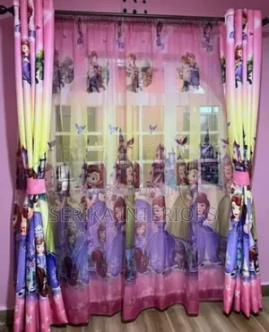 Kids Curtains Cartoon Themed Curtains Environmental Friendly Justice