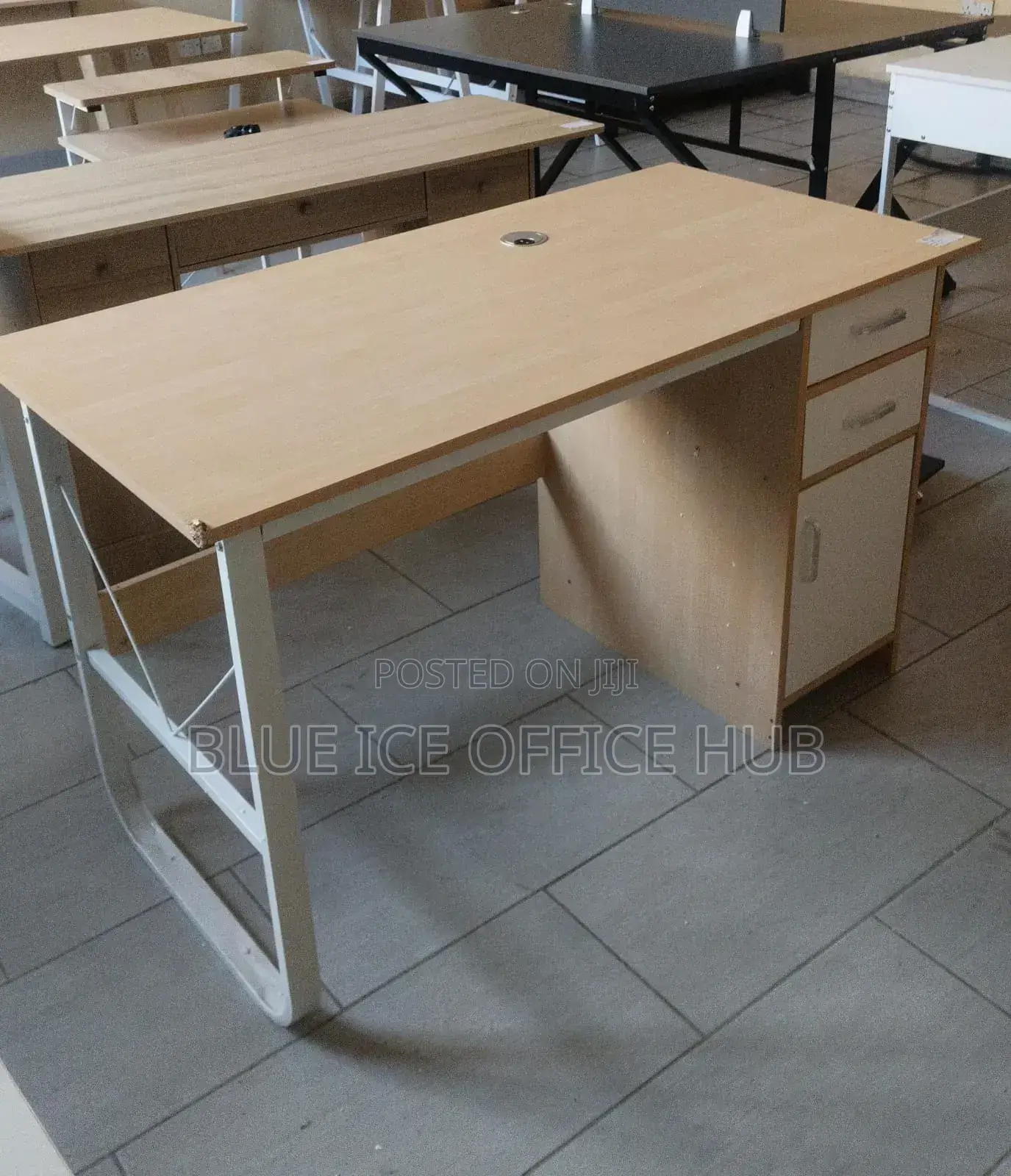 Office Working Table With Storage