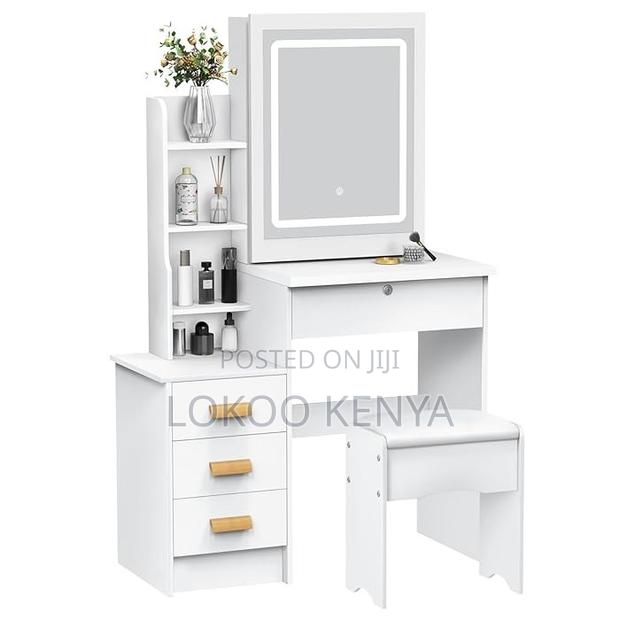 Dresser ; Makeup Dressing Table With Mirror - thumbnail 2