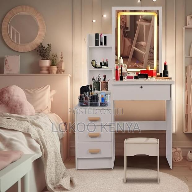 Dresser ; Makeup Dressing Table With Mirror - thumbnail 8