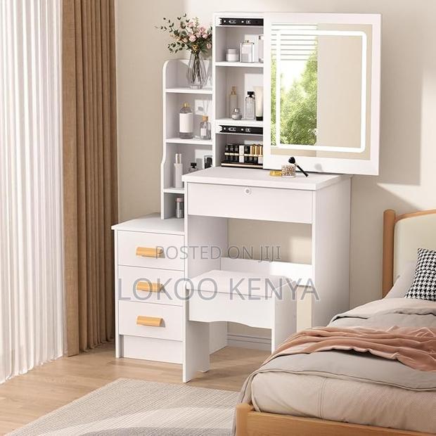 Dresser ; Makeup Dressing Table With Mirror - thumbnail 10