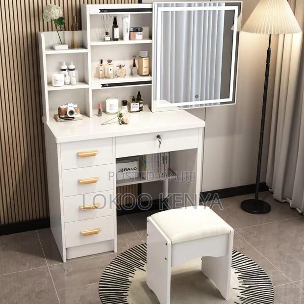 Dresser ; Makeup Dressing Table With Mirror - thumbnail 12