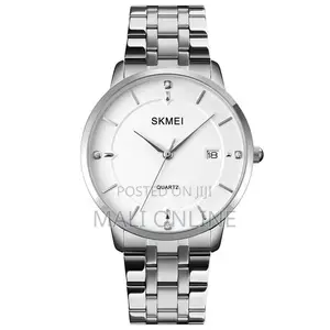Skmei 1801 Men’S Official Metallic Watch Stainless Steel Strap Quartz