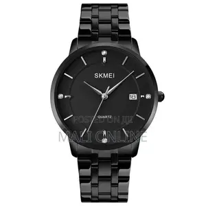 Skmei 1801 Men’S Official Metallic Watch Stainless Steel Strap Quartz