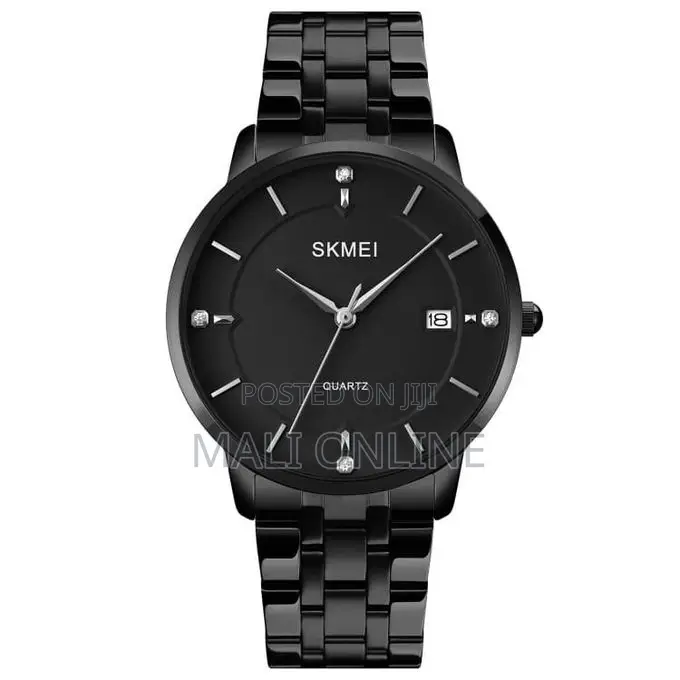 Skmei 1801 Men’S Official Metallic Watch Stainless Steel Strap Quartz