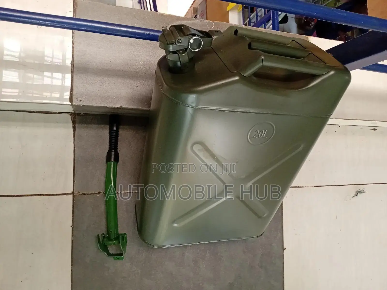 20l Metal Fuel Jerry Can With Flexible Spout