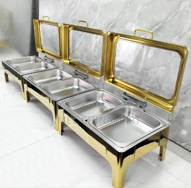 9l Hydraulic Golden Roll-Top Chafing Dish