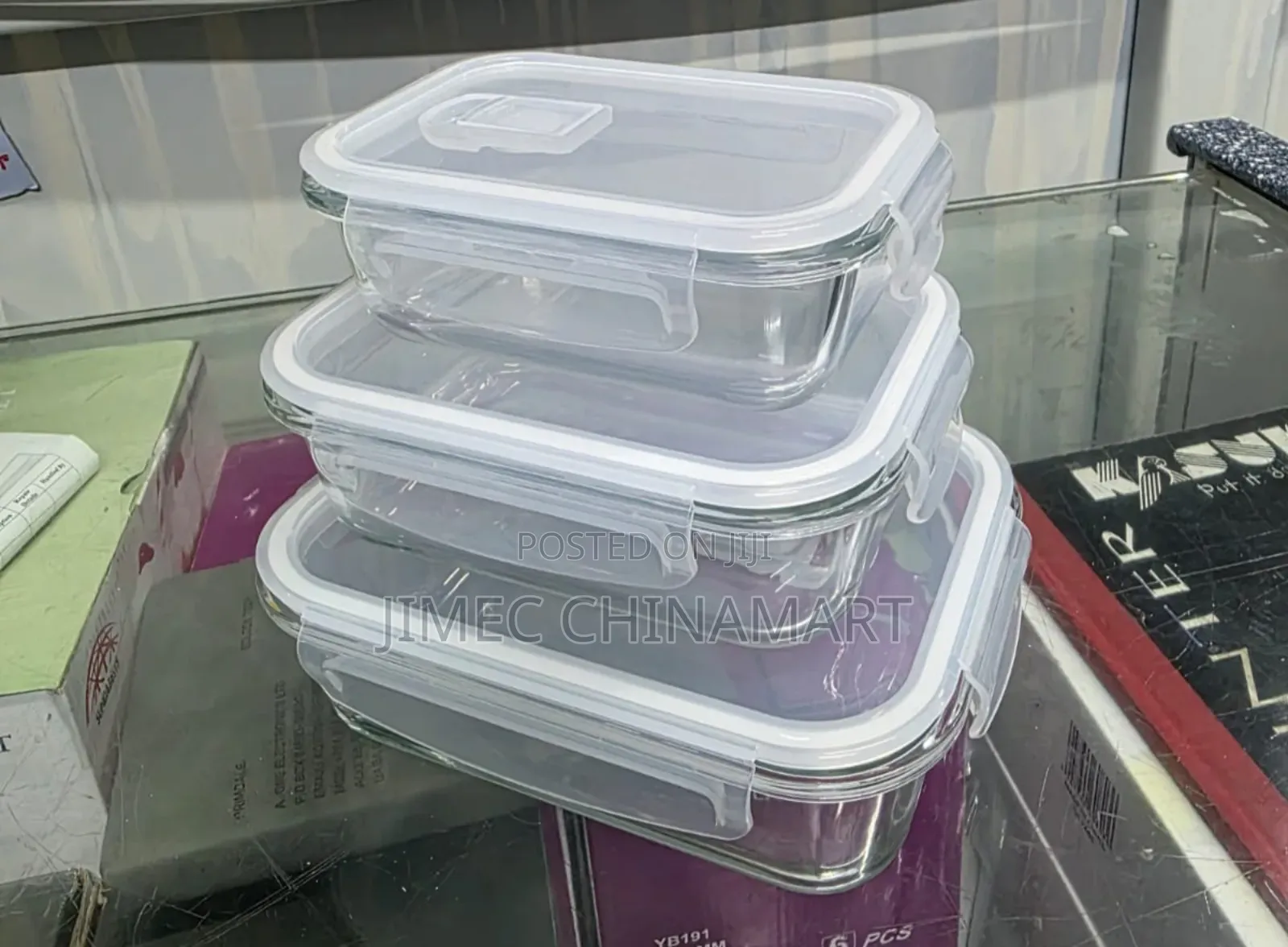 Lock Fresh Borosilicate Glass Storage Containers